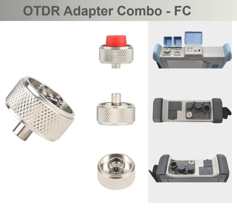 QIIRUN OTDR Adapter FC SC ST LC Connector Fiber Optic Adaptors for OTDR Tester (Adapter Combo) - Image 3